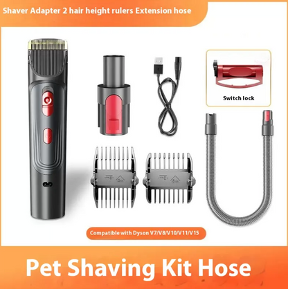 Full Series Pet Shaver Comb Suit with Hair Suction Head for Dogs and Cats