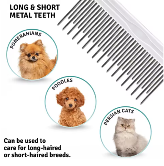 Pet Grooming Needle Comb for Cleaning Fur (Single Piece)